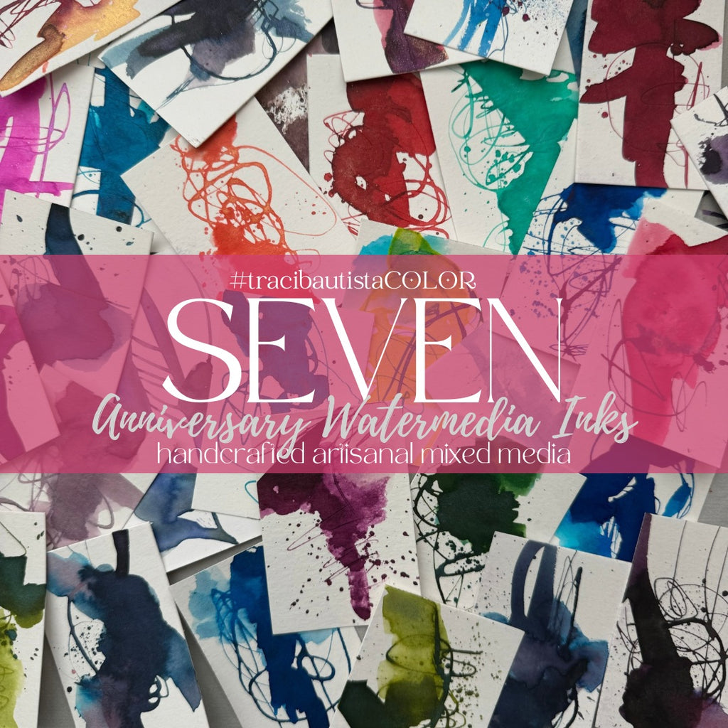 #tracibautistaCOLOR ~ SEVEN anniversary watermedia inks {7-set}