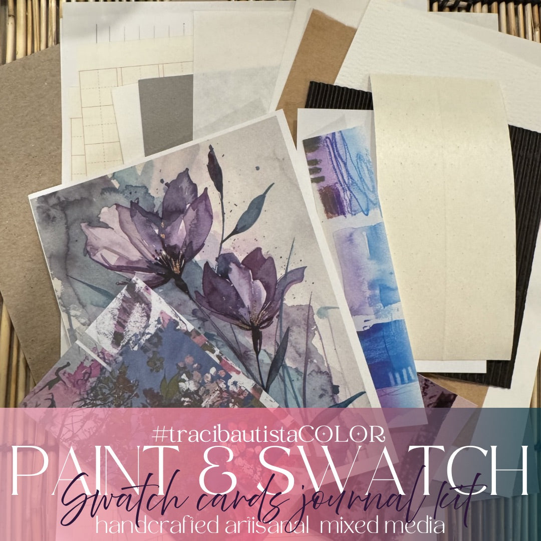 PAINT & SWATCH journal Experience: Swatch Cards Journal Kit + Workshop