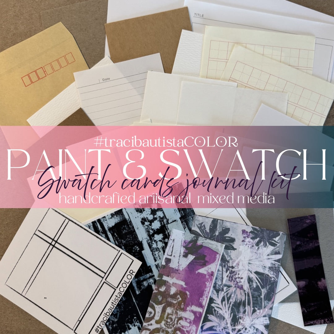 PAINT & SWATCH journal Experience: Swatch Cards Journal Kit + Workshop