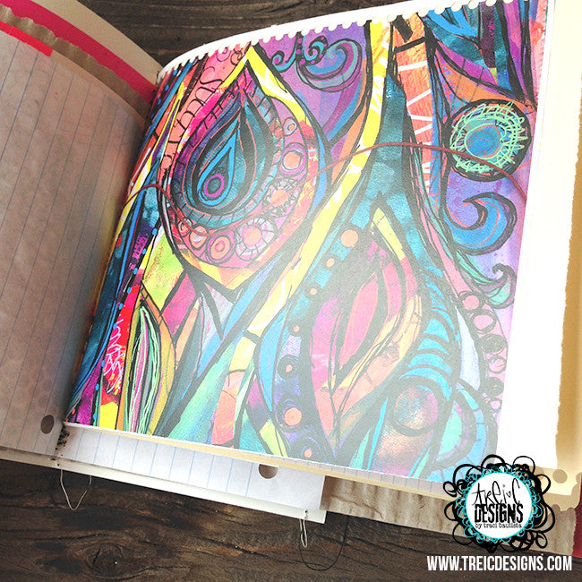 be FREE art quilt handmade art journal