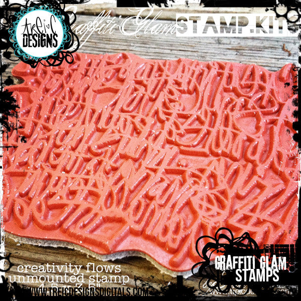 graffiti GLAM stamp set #1
