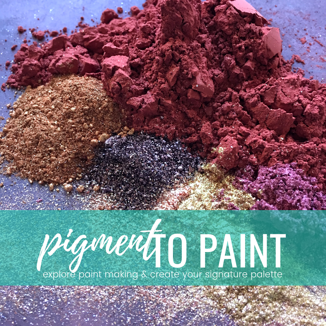 PIGMENT TO PAINT #tracibautistaCOLOR pigment sampler + paint making kit