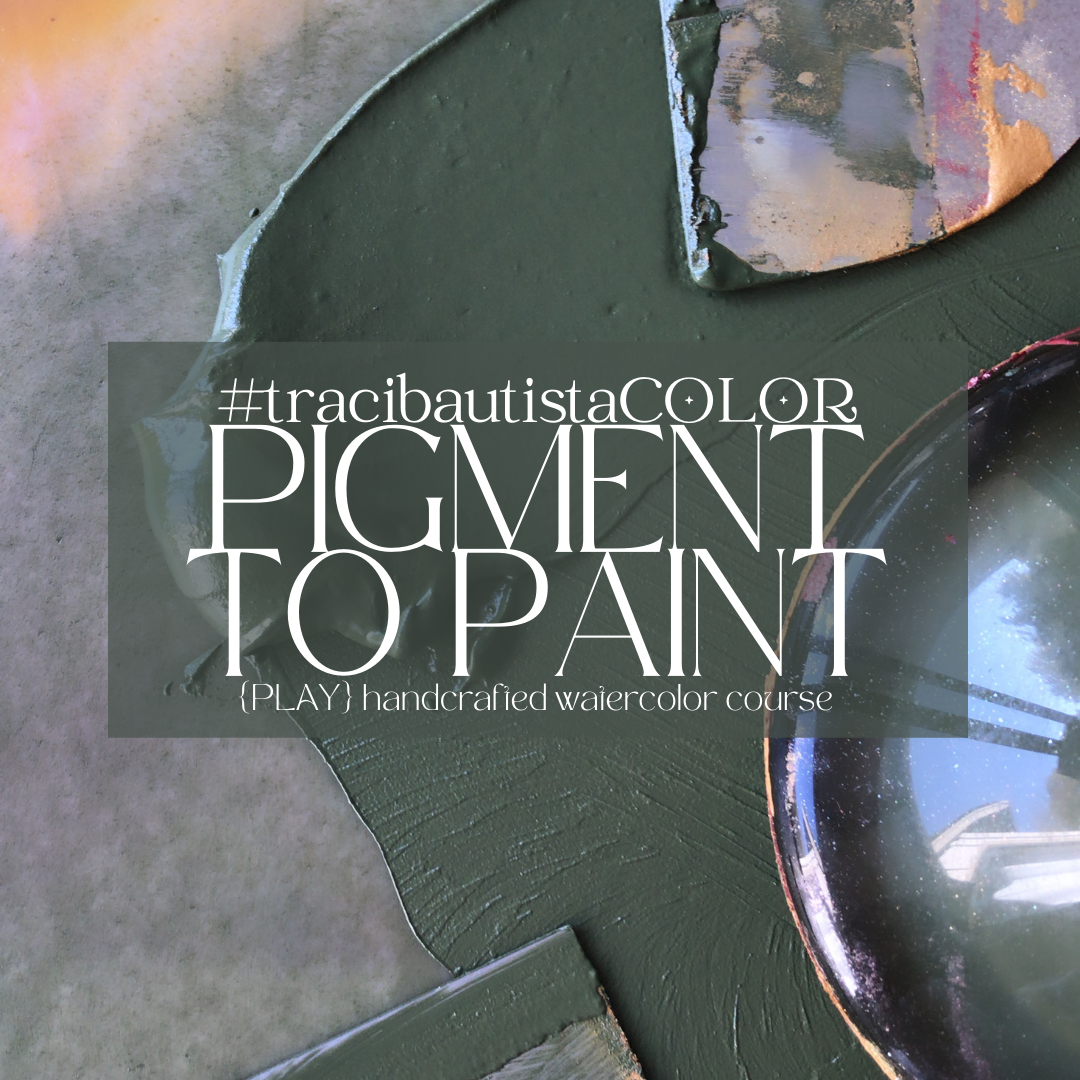 PIGMENT TO PAINT {PLAY} paint making course