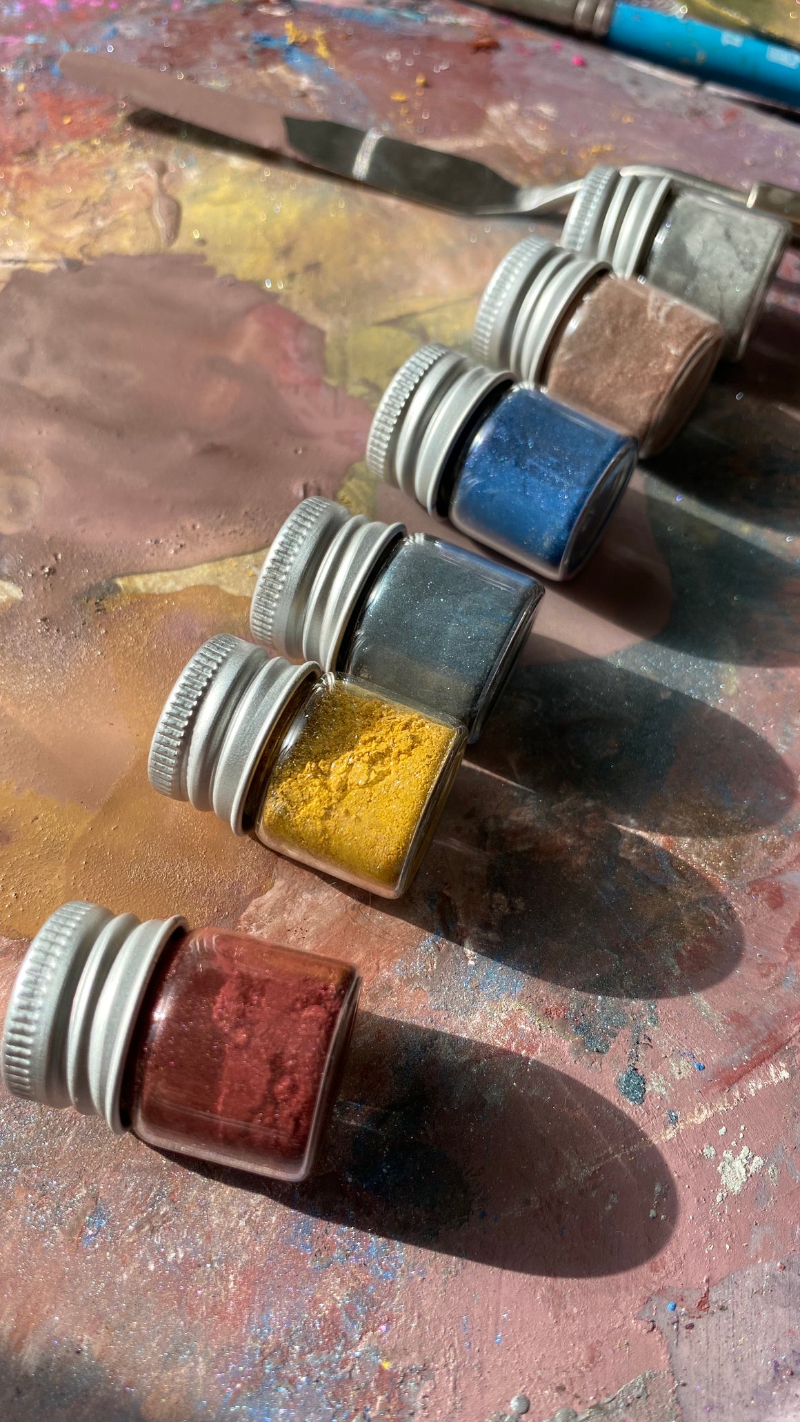 SHADES of LOVE hand-mixed #tracibautistaCOLOR pigment kit + paint making workshop