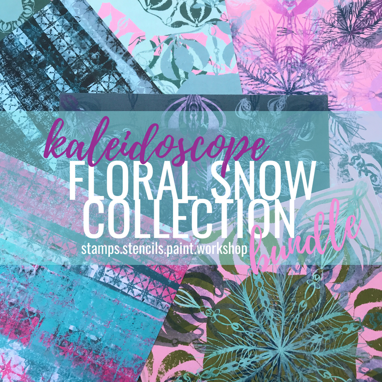 KALEIDOSCOPE floral snow collection bundle {DEC 2019}